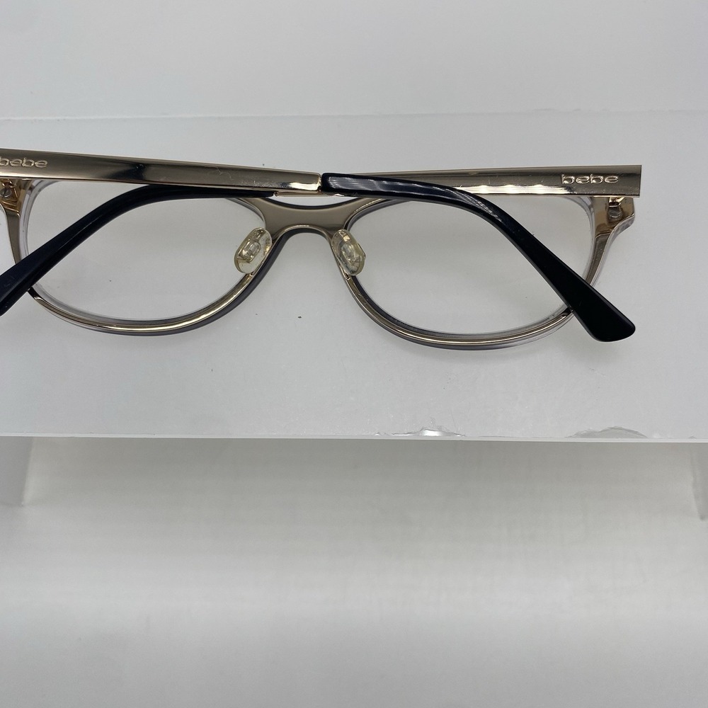 Bebe Eyeglasses Women FRAME ONLY BB5168 Cat Eye 53-17-140 Jet Gradient 536 - Picture 8 of 16